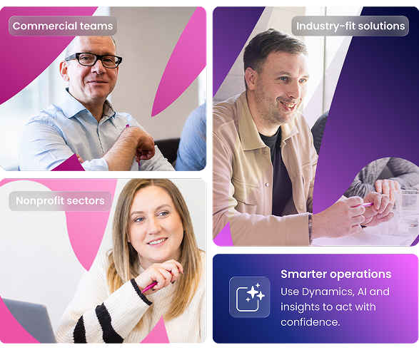 Smarter operations - Use Dynamics, AI and insights to act with confidence.